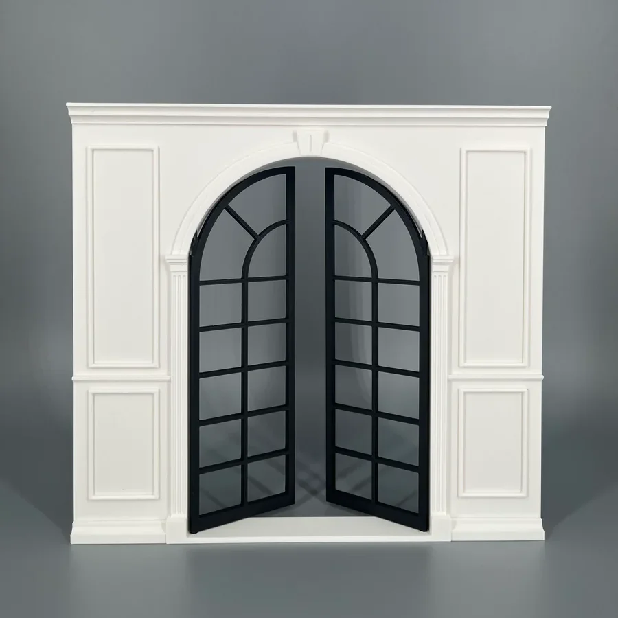 Arched Double French Door